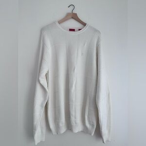 Izod Crewneck Sweater - White